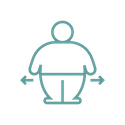 11icon of obese man